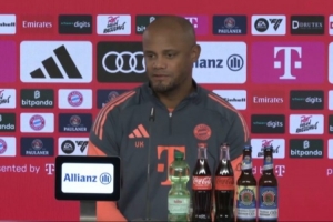 孔帕尼：喜欢将奥利塞与德布劳内比较 诺伊尔是乌尔比希的榜样